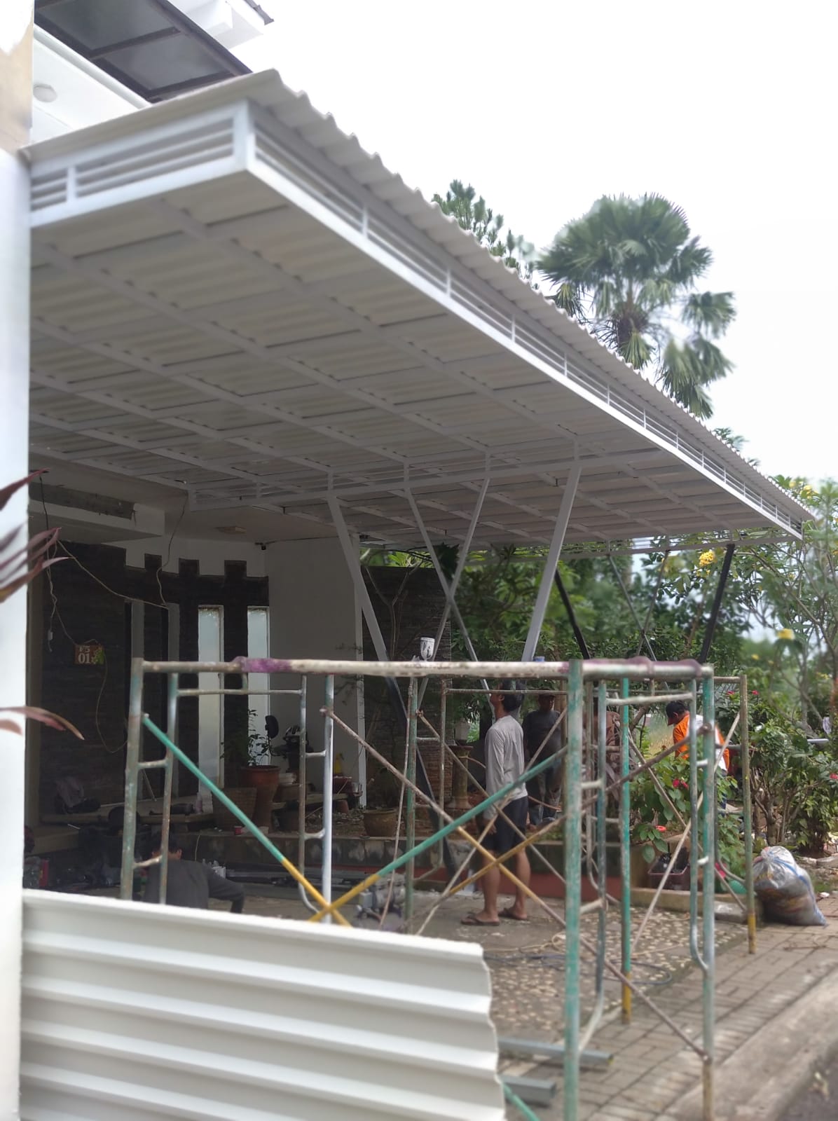 Harga Jasa Pembuatan Canopy Carport Murah  Pancoran Mas Depok